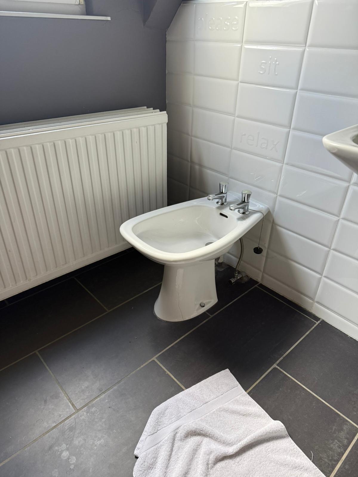 Pose sanitaire — bidet et lavabo — intervention Plomberie Namur